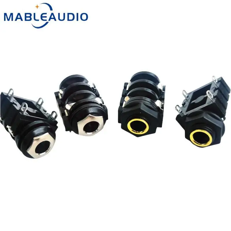 5PCS Premium Switch 4-pin 6-pin CLIFF JACK 6.35 Large 2-core Large 3-core Female Head Audio Stand 6.5 Stereo Socket