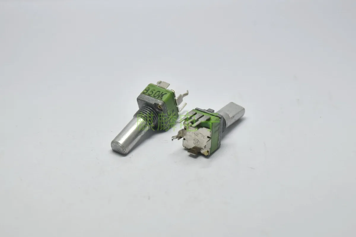 

[BELLA] 09 type potentiometer ALPHA B50K precision potentiometer single belt stepping 17MM D shaft-10PCS