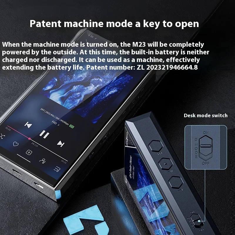 FiiO M23 Portable MP3 Player Android Intelligent Bluetooth Music Players 5.5" HD Lossless AK4499EX AK4191EQ 5500mAh Dual Output