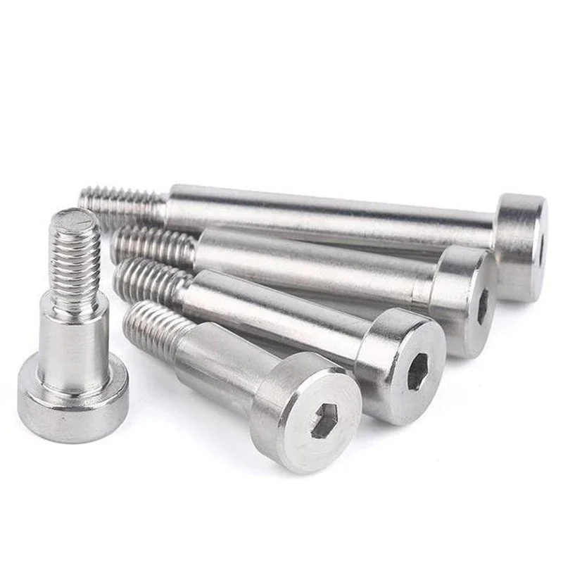 304 Stainless Steel M2 M2.5 M3 M4 M5 M6 M8 M10 Hex Hexagon Socket Head Roller Bearing Shoulder Screw Bolt