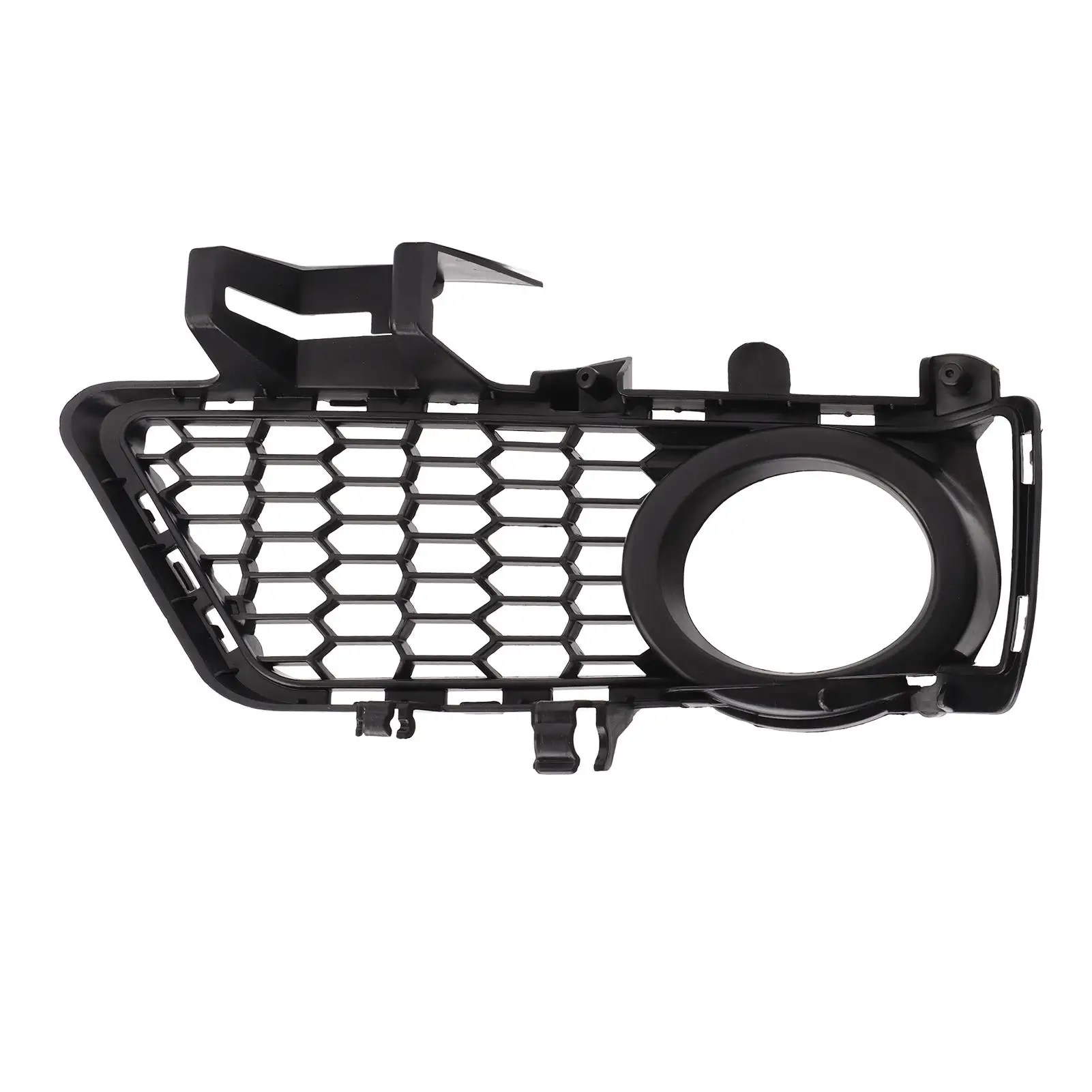 

Car Fog Light Grille Sturdy Classic Black Exquisite Workmanship High Hardness Practical Front Bumper Lamp Grille for vehicle