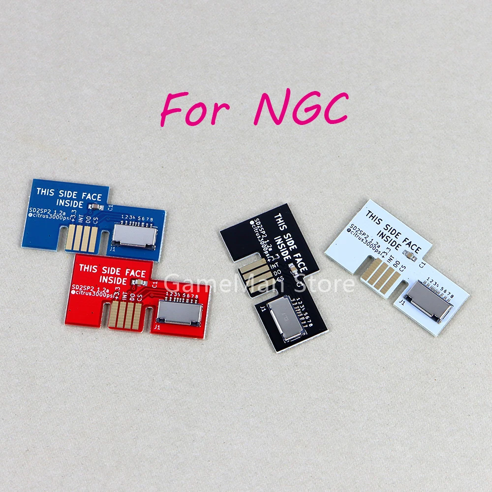 

100pcs For NGC Micro SD Card Adapter TF Card Reader for Game Cube SD2SP2 SDLoad SDL