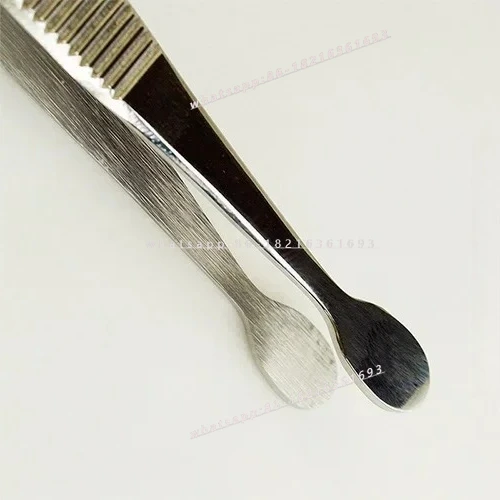 Burnt Glass Clamp Modeling Lighting Auxiliary Tools, Mini Flat Tweezers Stainless Steel