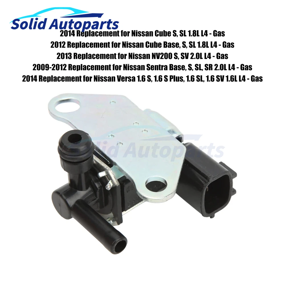 Vapor Canister Purge Control Solenoid Valve K5T46695 14930-EN200 for Nissan NV200 Versa Sentra Cube 1.6L 1.8L 2.0L 2007-2019