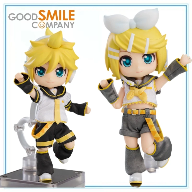 

BANDAI Аутентичная кукла Vocaloid-Kagamine Rin-Nendoroid, коллекция аниме, серия, модель персонажа из мультфильма, оригинальный подарок для мальчиков