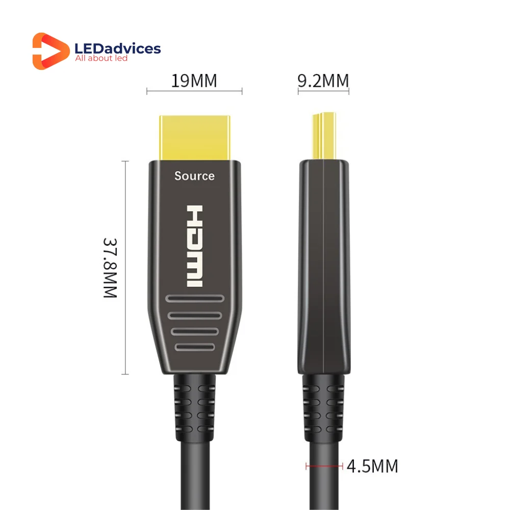 Miglior prezzo 30m 4K HDMI2.0 AOC Cavo in fibra ottica 4K @ 60 3D HDR 18Gbps 4:4:4 HDCP2:2 ARC TV PS5 PS4 Pro XBox Switch