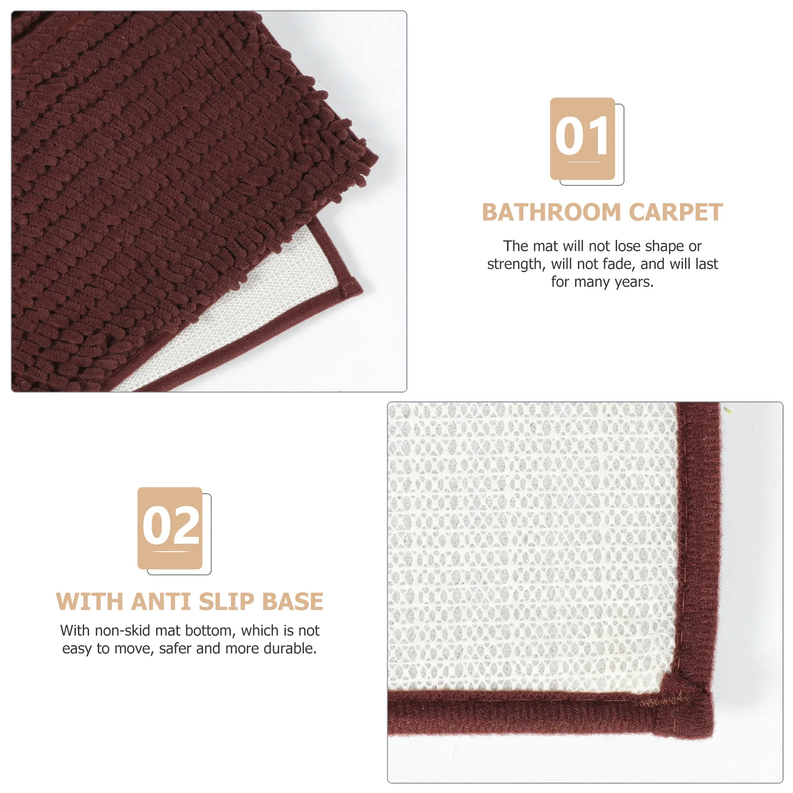 

Anti-Skid Floor Non-Slip Bathroom Pad Water Absorption Ground Mat For Home Entryway Multi-Function Door Mat