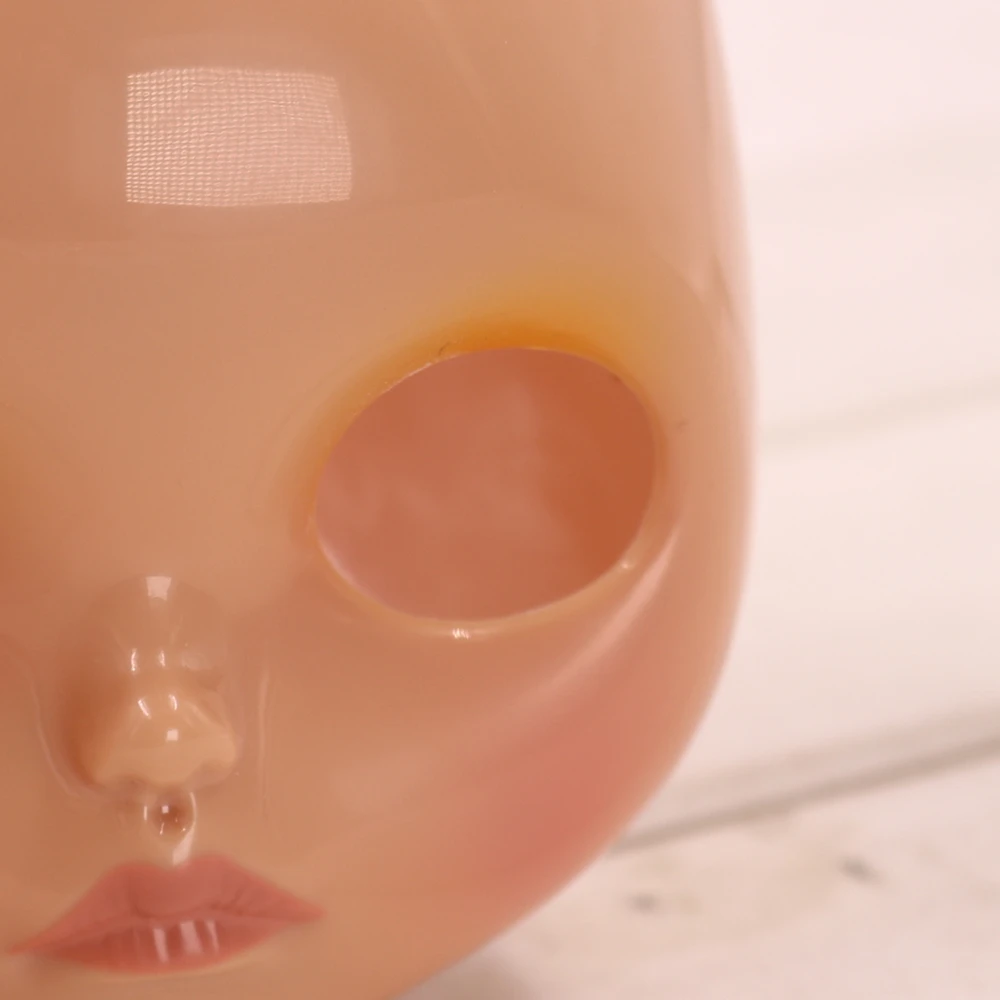 DBS Blyth Doll ICY Toy Tan Frontplatte Rückplatte und Schrauben für individuelle DIY-Puppe