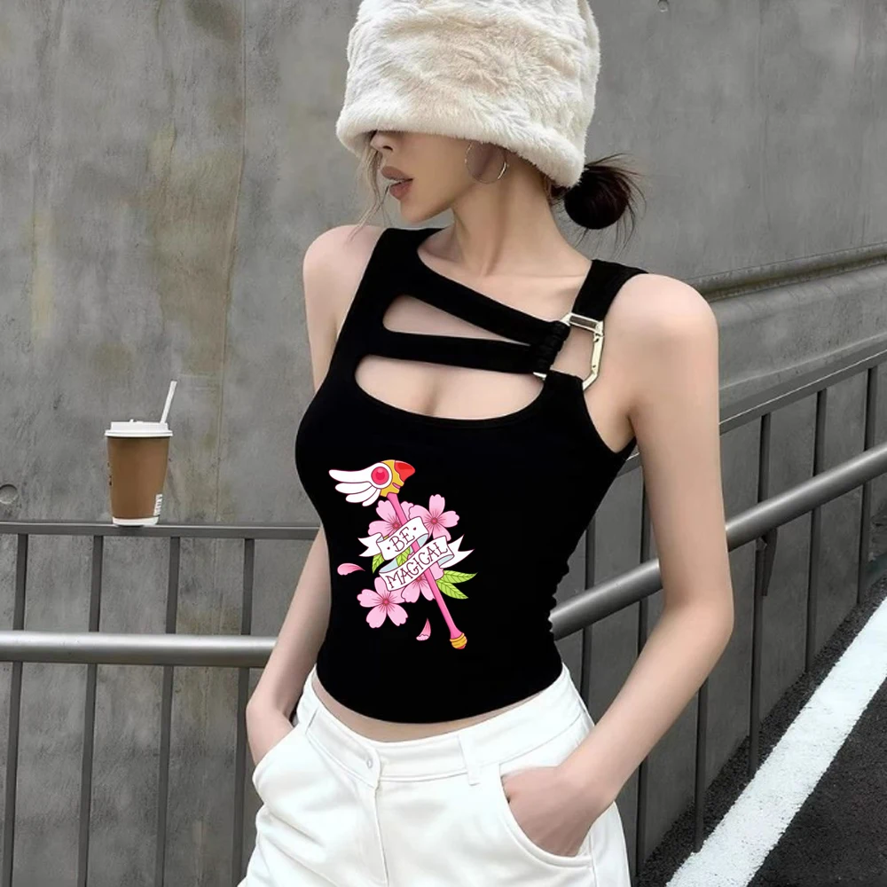 Cardcaptor Sakura cropped top shoujo japan manga meme t shirt kawaii y2k cutecore emo cute