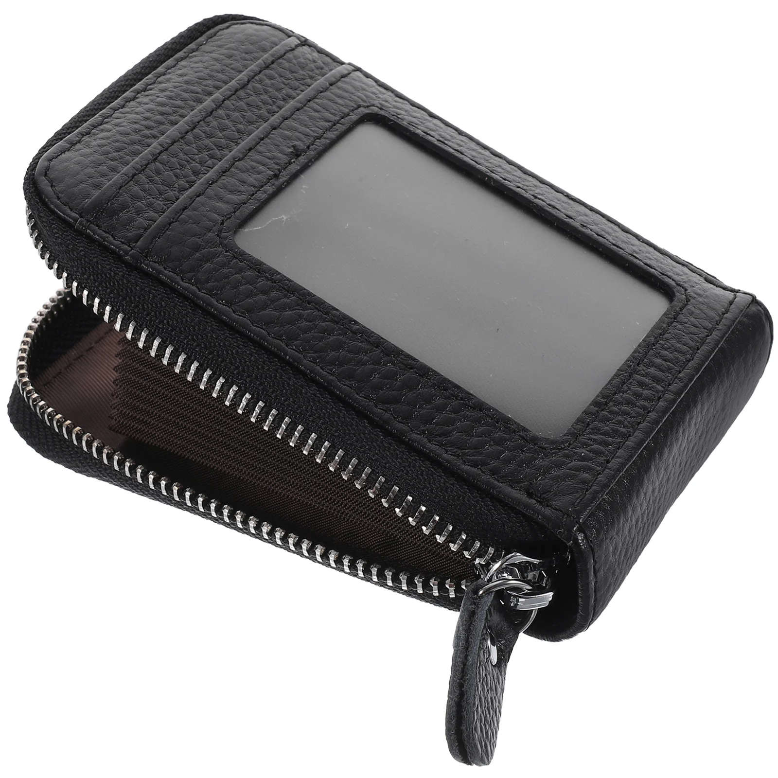 

Credit Card Holder Zipper Closure Secure Small Organizer Travel Pouch For Men Women Wallet Bag Accessory