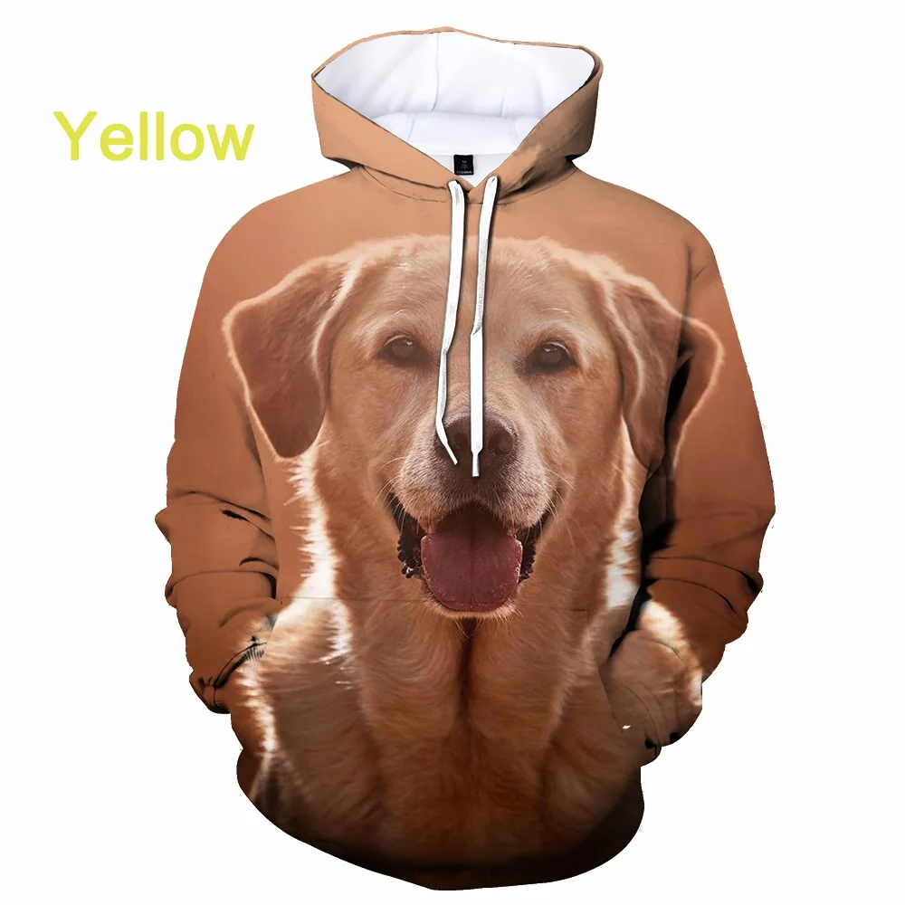 Newest Labrador Retriever 3D Hoodie Personality Fashion Pet Dog Men Women Fun Casual Hip-hop Pullover Hoodie