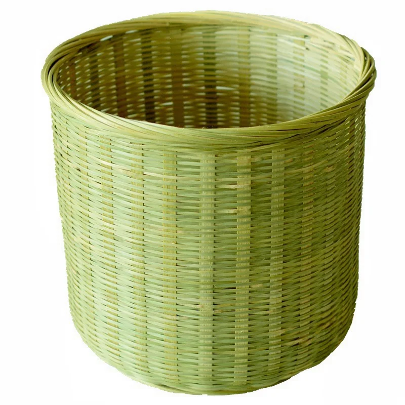 Kitchen Bamboo Basket Household  Braided  Products Egg Basket Straight  Bee Cage