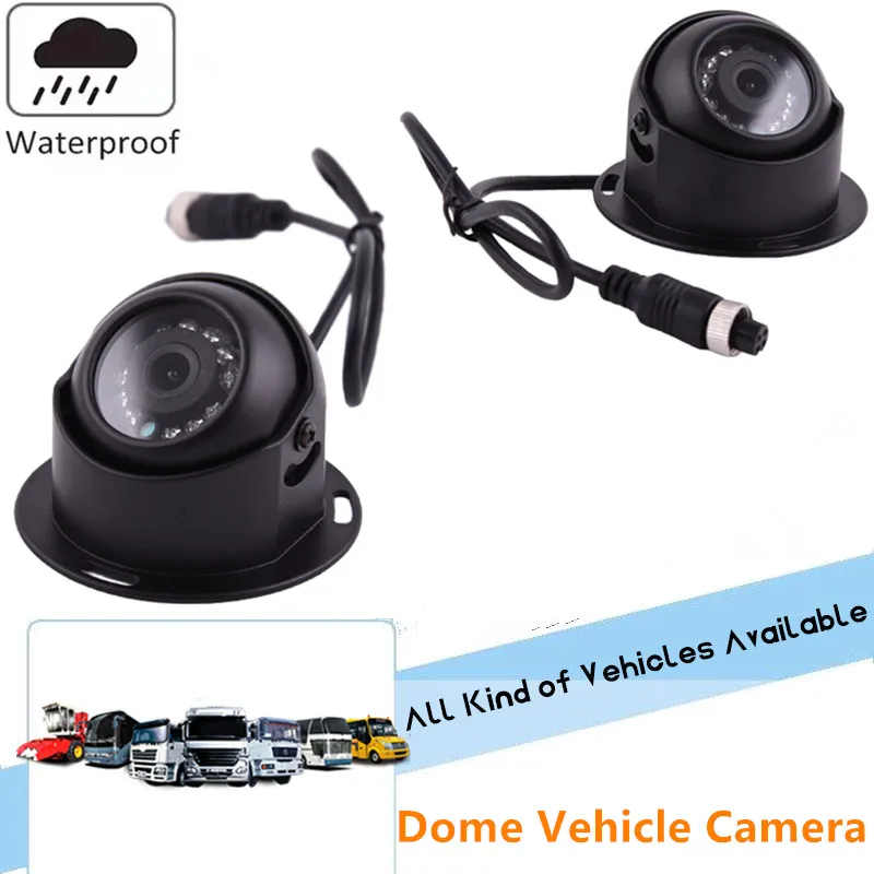 Vehicle Trailer Truck School Bus Waterproof 1.3MP AHD 960P Inside Mounted IR Camera Rear View Camera