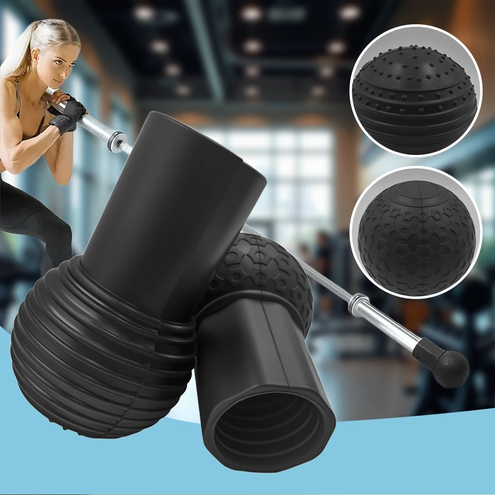 

Базовый держатель для штанги, нескользящий защитный чехол для штанги для спортзала для домашнего спортзала, идеально подходит для подтягиваний, бицепсов, завитков, приседаний, прессы