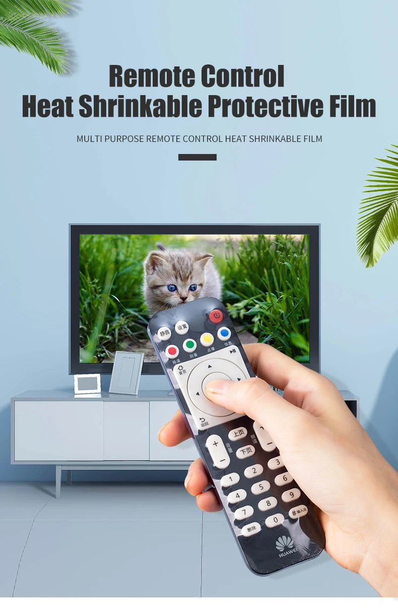 100 Stücke Transparente Klimaanlage/Smart TV Fernbedienung Schutzhülle Staubdicht Wasserdichte Fernbedienung Schrumpffolie – Detail 1