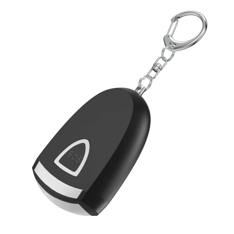 Hot-Selling Rechargeable Personal Alarm Keychain - LED Light Self-Defense Device, Portable Outdoor Anti-Wolf Safety Gadget view 2