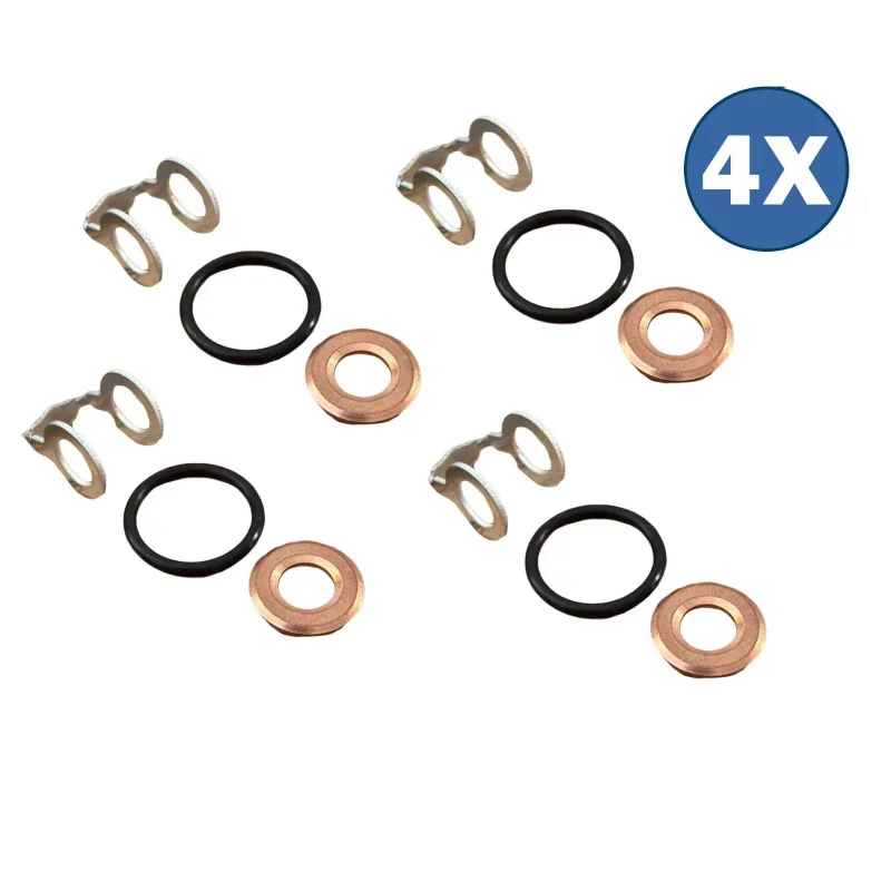 Diesel Injector Seal Kit Nozzle Seal Washer Set 2.0 2.2 3.0 For Toyota Corolla RAV4 Hilux Engine Fuel Auto Parts