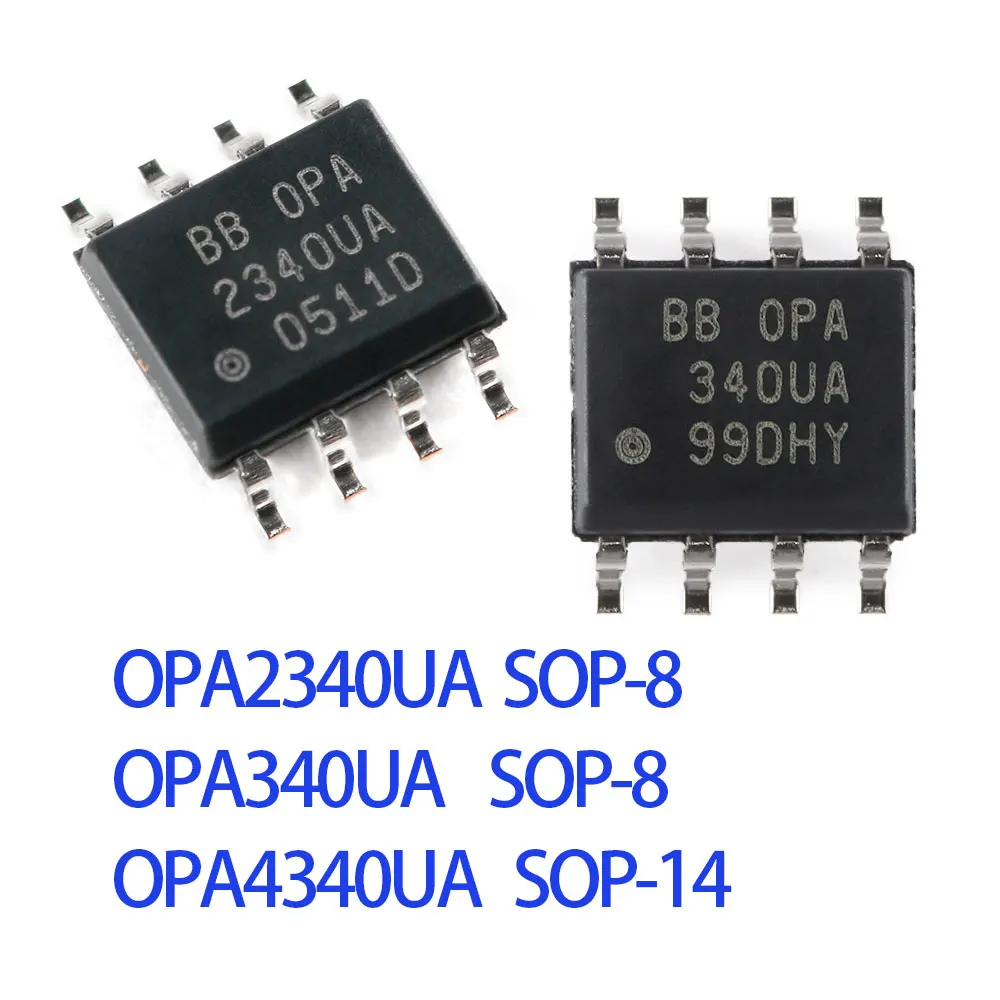 10PCS OPA2340UA OPA340UA OPA4340UA OPA2340 OPA340 OPA4340 IC Chip