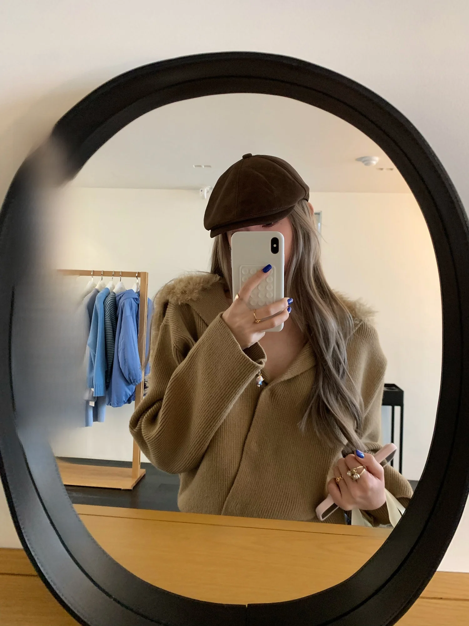 

Теплый женский вязаный свитер с V-образным вырезом и длинными рукавами, зимний термотоп K55526, свободный крой, Qian