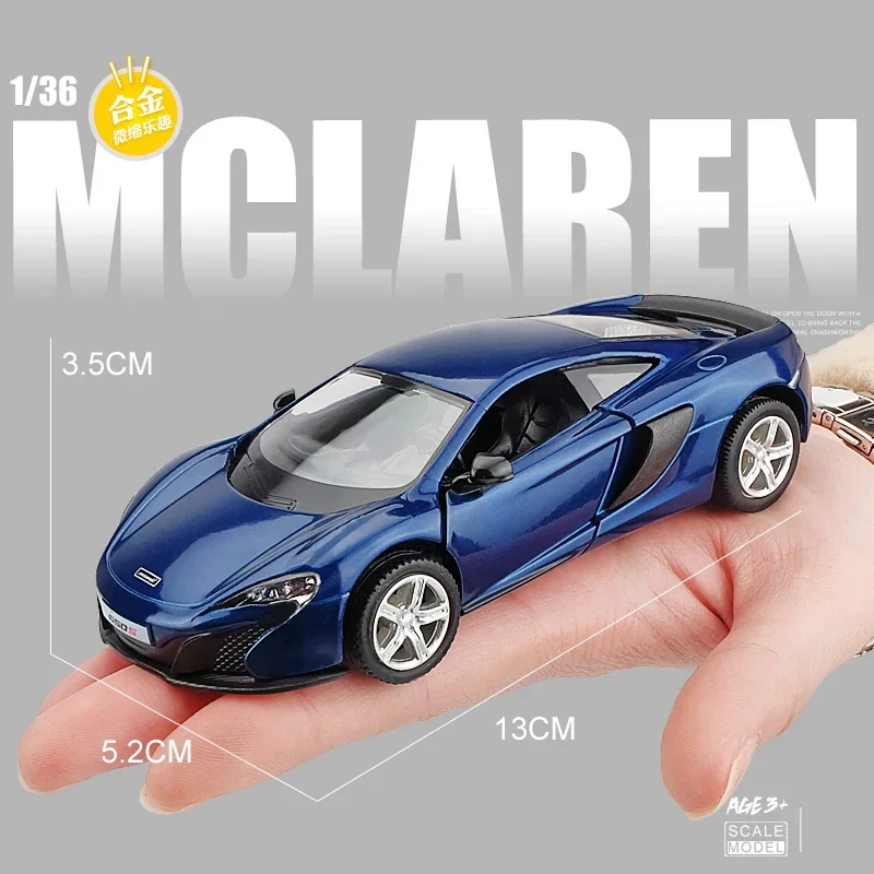 1:36 M C 650S Super Sport Family Christmas Gifts For Children Simulation Diecasts Toy Vehicles Alloy Car Model F251