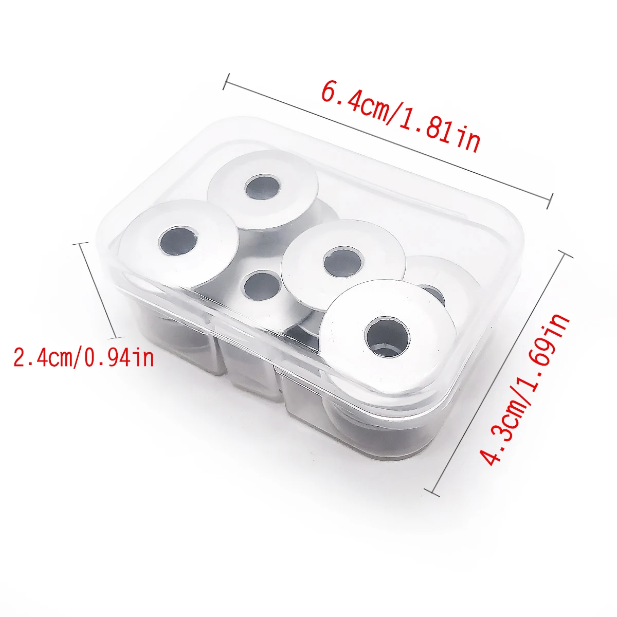 10pcs industrial sewing machine accessories computer flat bobbin flat sewing machine lock embroidered bobbin bobbin aluminum oxi
