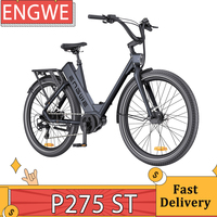 ENGWE P275 ST Urban Electric Bike 27.5 inch Spoke Tires E-Bike 250W Brushless Mid-drive Torque Sensor Motor 36V 19.2Ah Battery