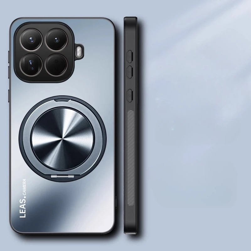 AG Mattierte Hülle für Xiaomi 15T 17T Pro mit Magnetring-Ständer, Matter Stoßfänger und Kameraschutz für Xiaomi Mi15Tpro – Detail 3