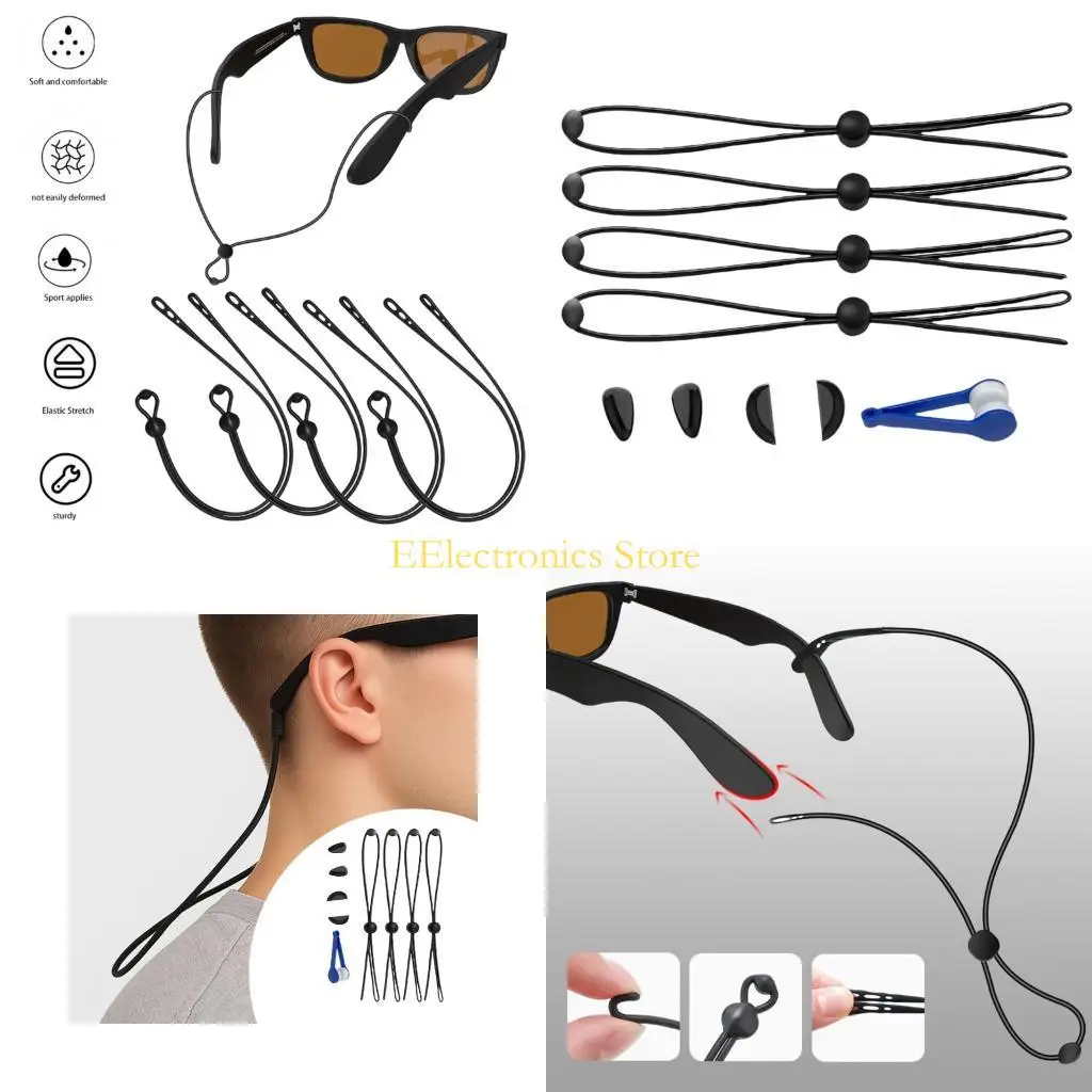 B03C Premium Intelligent Glasses Lanyard Elasticity Strap For Gen2 Intelligent Glasses Freeing Hands Convenience And Safety