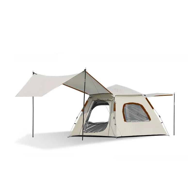 

Camping canopy tent Outdoor canopy integrated convenient automatic two-in-one rainproof picnic camping