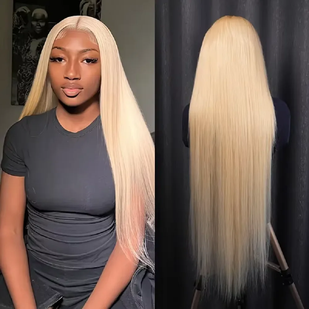 

40 42inch Human Hair Wigs Blonde 613 Lace Frontal Wigs 13x6 HD Lace Wig 250Density 13x4 Transparent Brazilian Pre Plucked For Wo