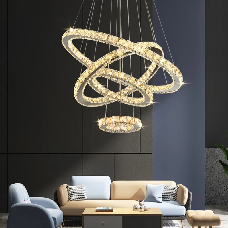 Nordic home crystal dining room Pendant lamp lights indoor lighting Ceiling lamp hanging light chandelier lamps for living room