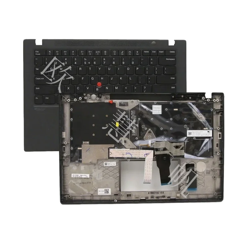 T New Original for For Lenovo ThinkPad T14s Gen 2 Laptop Palmrest Upper Cover Keybaord Bezel US Backlit WLAN/WWAN