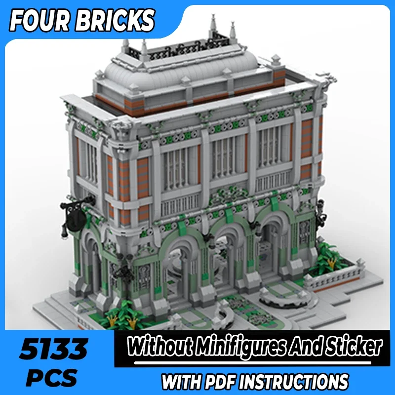 

Moc Building Bricks City Street View Model London Architecture Technology Modular Blocks Gifts Toys For Children DIY Assembly