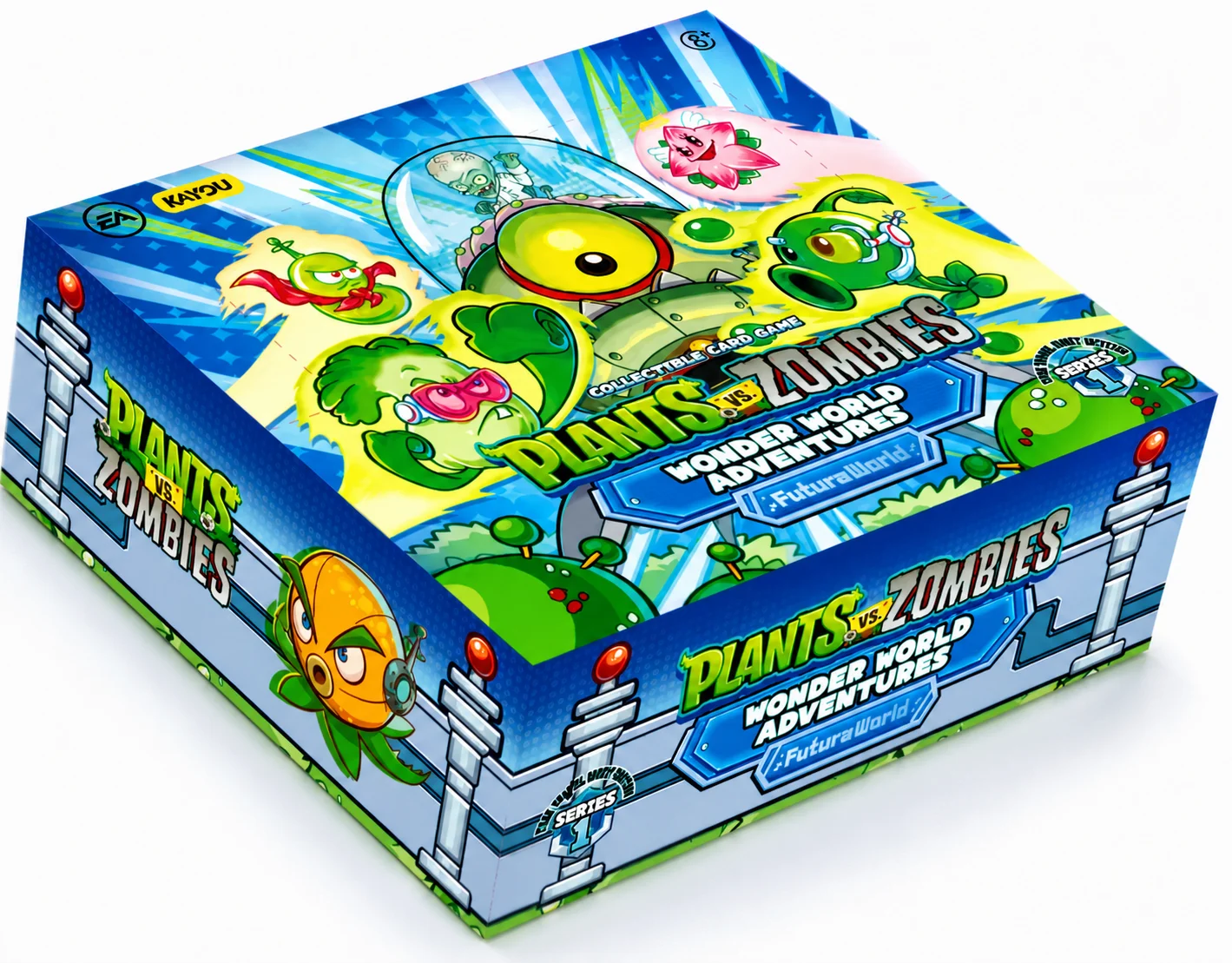New Kayou 150 pcs PLANTS VS. ZOMBIES-Wonder World Adventures-Time Travel Quest Edition-Series1