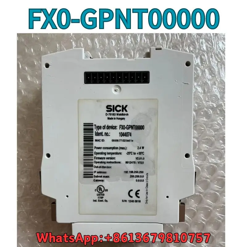 Used Safety relay FX0-GPNT00000 1044074 test OK Fast Shipping