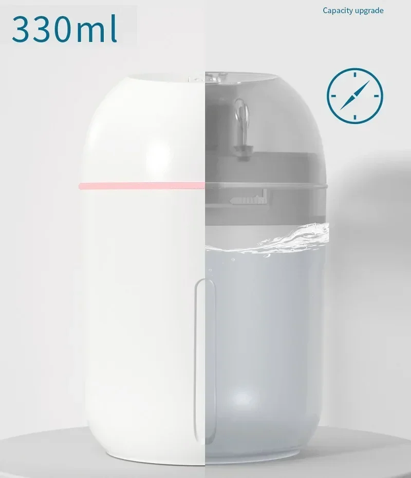 330 مللي مرطب USB كتم الروائح مرطبات الناشرون للمنزل بالموجات فوق الصوتية ناشر رائحة USB زيت طبيعي البخاخة الهواء