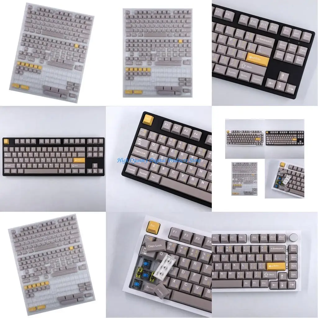 

U2JE 166 Keycap Set for Customizing Mechanical Keyboards, Durability ABS,for Personalizes Touches Caps Replacement