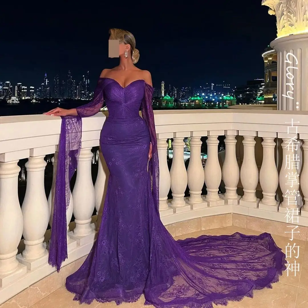 V Neck Prom Dresses Strapless Tulle Party Dress gala A-Line Off The Shoulder Evening Dress Sleeveless Saudi Arabia Wedding Dress