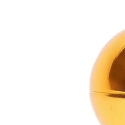 Outdoor Flagpole Gold Ball Top 3 inch Aluminum 75mm Diameter Flagpole Accessory for Standard Pole