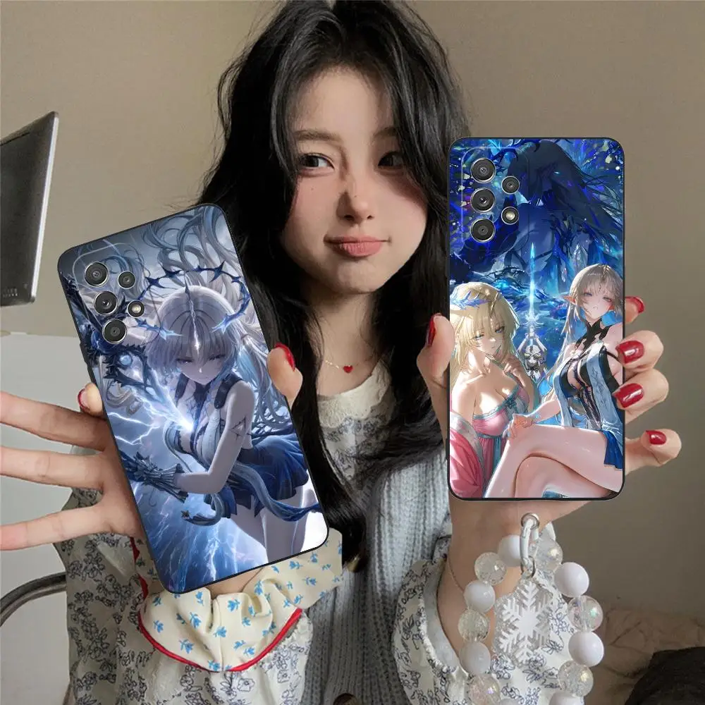 Wuthering Waves Fleurdelys Phone Case for Samsung Galaxy M55 54 42 35 34 33 32 23 22 15 14 13 12 F55 5G Soft Shockproof Cover