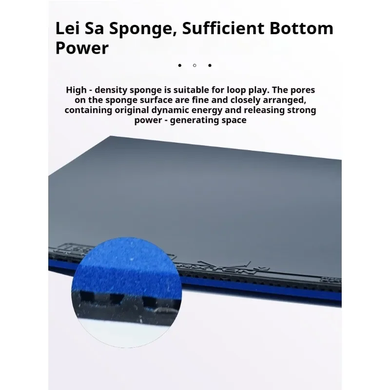 LOKI لزجة تنس الطاولة المطاط RXTON 5 Pro نقاط خاصة المقاطعة مع إسفنجة عالية الكثافة بينغ بونغ المطاط ITTF المعتمدة