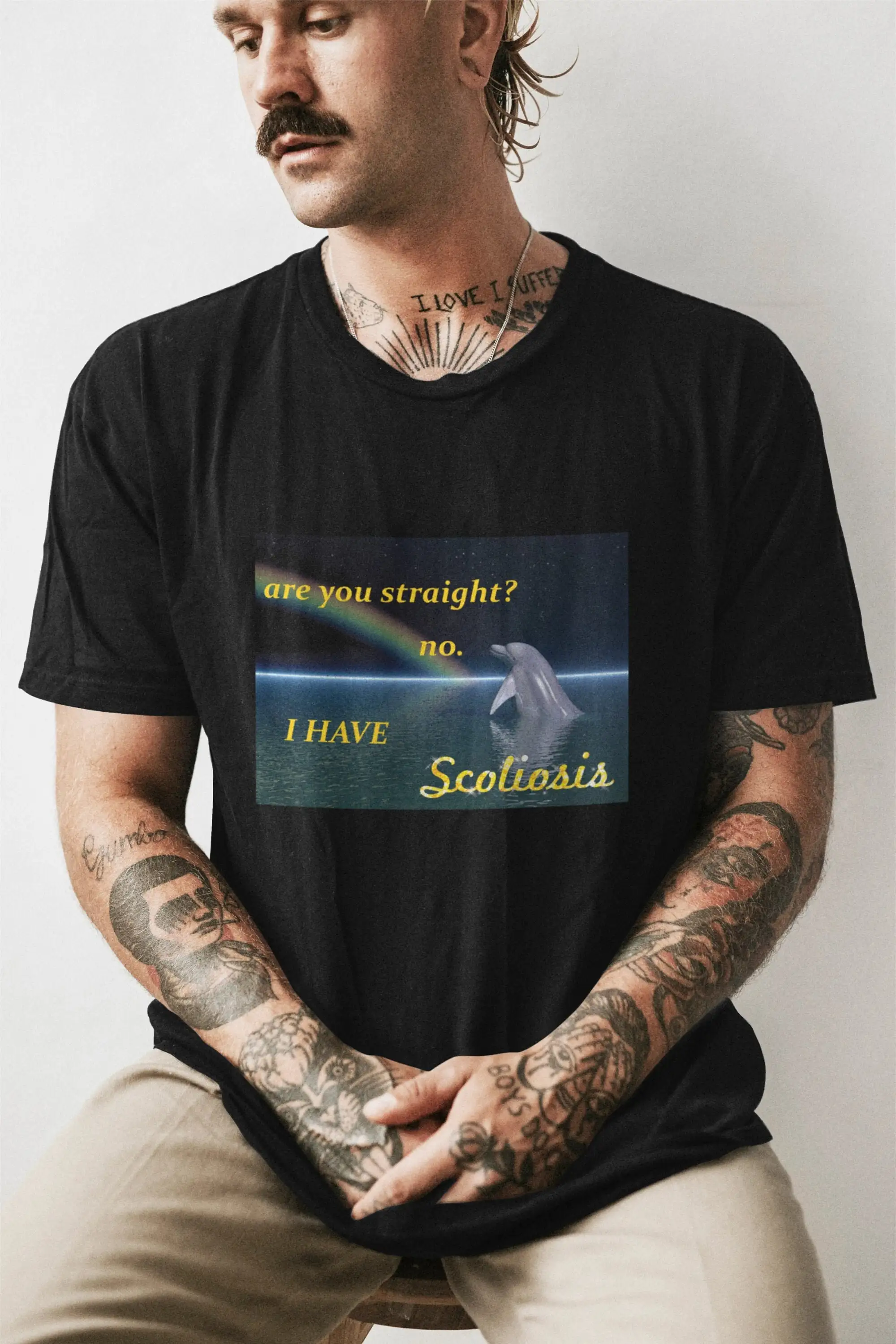 

I Have Scoliosis Funny T shirt Offensive Meme Gay Cursed