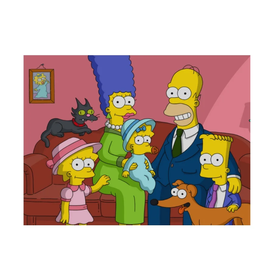 Puzzle en bois avec Portraits de la famille des Simpsons, jeu Tangram pour adultes et enfants, taille 108/200/300/500/1000 pièces, cadeau