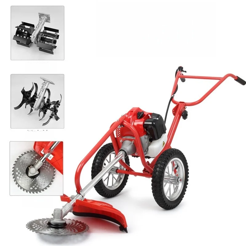 2 Stroke 63cc Manual Mini Orchard Greenhouse Agricultural Farm Rotary Tiller Cultivator