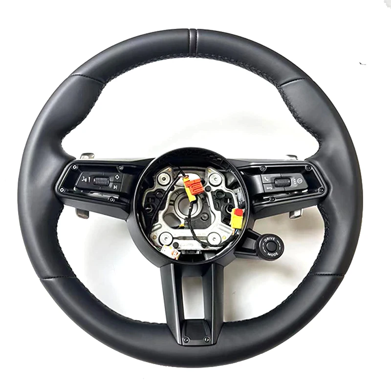 

Car Accessories Leather Steering Wheel Upgrade Fit For Porsche Panamera Macan Cayenne 918 911 718 970 971 958 Steering Wheel