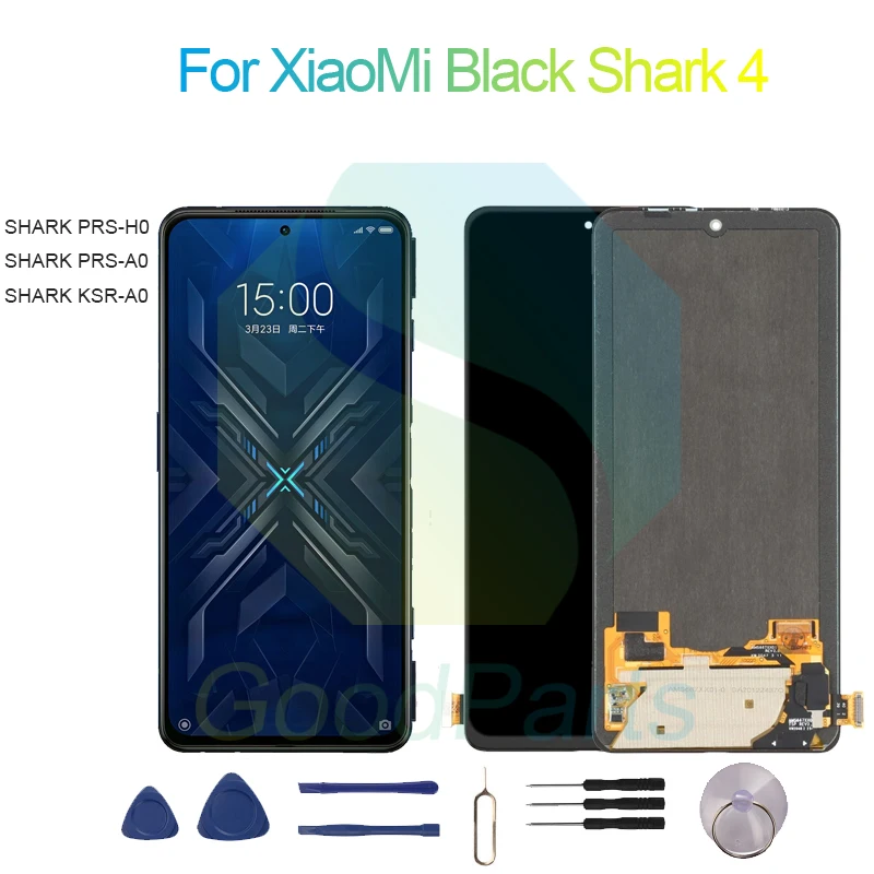 

For XiaoMi Black Shark 4 LCD Display Screen 6.67" SHARK PRS-H0/A0,SHARK KSR-A0 Black Shark 4 Touch Digitizer Replacement