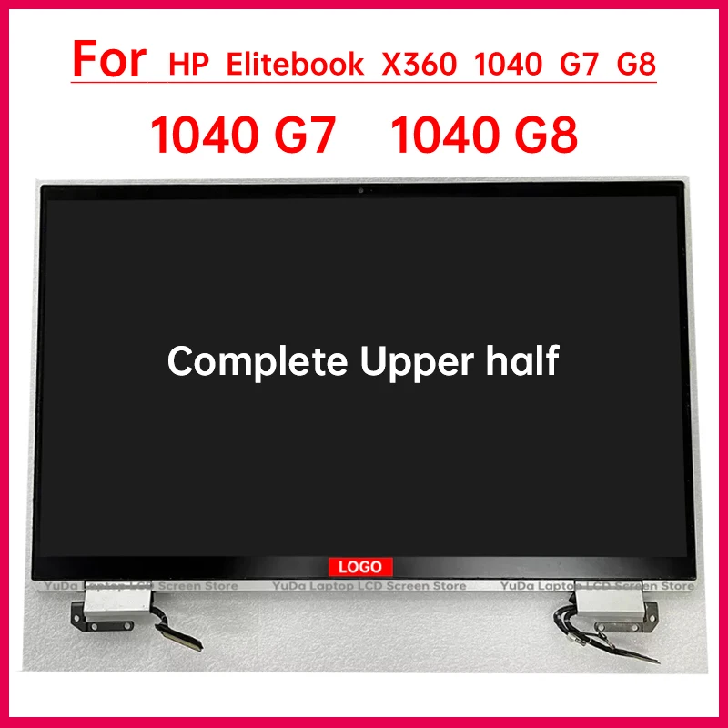 14 Inch Laptop LCD Touch Screen For HP Elitebook X360 1040 G7 1040 G8 Assembly Replacement Display Complete Upper half 1920x1080