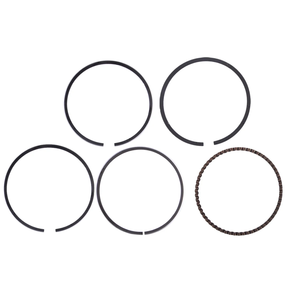 5pcs/Set 50mm Motorcycle Bore Piston Rings Kit for 100cc Engine Motorised Bicycle Bike Scooter