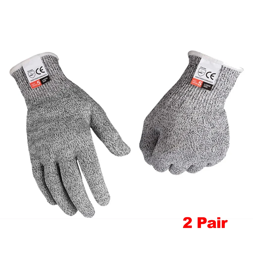 HPPE Niveau 5-veiligheid Anti-snijhandschoenen Zeer sterke industrie Keuken Tuinieren Anti-kras Anti-gesneden glassnijden Multifunctioneel