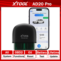 XTOOL AD20 PRO OBD2 Scanner Wireless BT Car Diagnostic Tool with All System Scan Code Reader Clear Oil Reset for iPhone Android